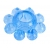 Голубая гелевая насадка-цветок - Toyfa Basic - в Кемерово купить с доставкой