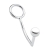Кольцо на пенис с анальным стимулятором Stainless Steel Anal Hook   Cock Ring - BlueLine - в Кемерово купить с доставкой