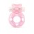 Розовое эрекционное виброкольцо в форме мишки - 1137 - в Кемерово купить с доставкой
