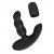 Черный силиконовый стимулятор простаты Levett Nitoc с пультом ДУ - Levett - в Кемерово купить с доставкой