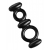 Двойное эрекционное кольцо Dual Stretch To Fit Cock and Ball Ring - XR Brands - в Кемерово купить с доставкой