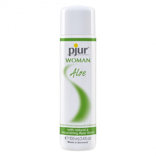 Лубрикант на водной основе pjur WOMAN Aloe - 100 мл. - Pjur - купить с доставкой в Кемерово