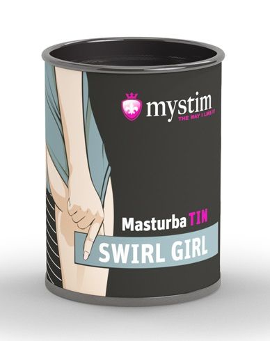 Компактный мастурбатор MasturbaTIN Swirl Girl - MyStim - в Кемерово купить с доставкой