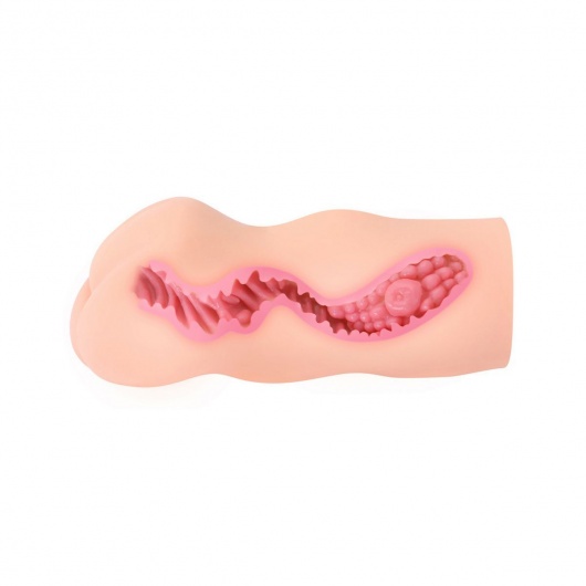 Телесный мастурбатор-вагина с двойным слоем - KOKOS - в Кемерово купить с доставкой