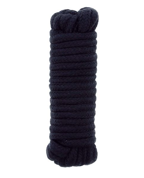 Чёрная веревка для связывания BONDX LOVE ROPE - 5 м. - Dream Toys - купить с доставкой в Кемерово