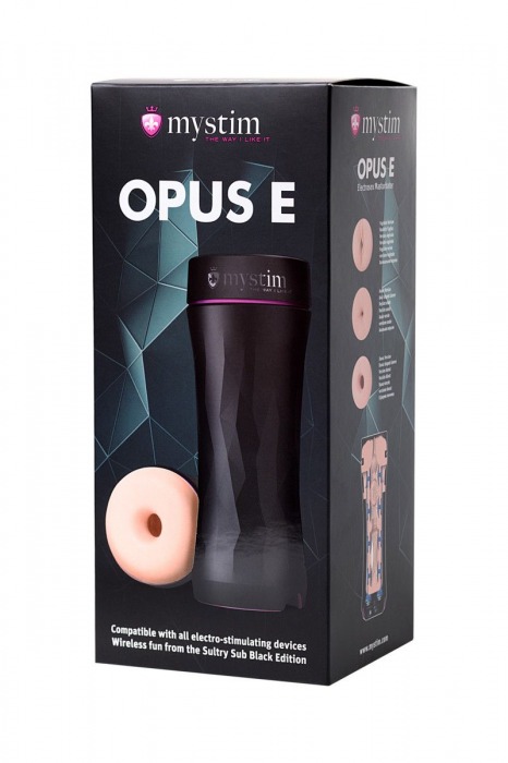 Мастурбатор-анус Opus E Donut с возможностью подключения электростимуляции - MyStim - купить с доставкой в Кемерово