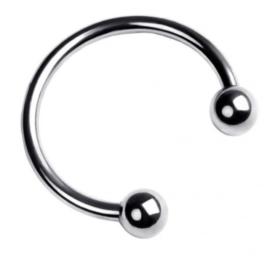 Серебристая подкова на головку пениса - ToyFa - купить с доставкой в Кемерово