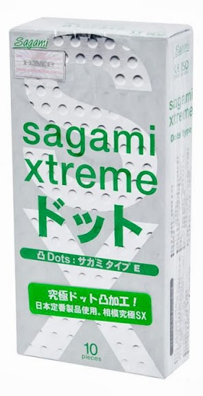 Презервативы Sagami Xtreme Type-E с точками - 10 шт. - Sagami - купить с доставкой в Кемерово