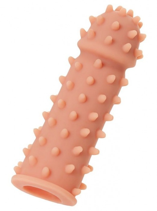 Телесная реалистичная насадка KOKOS Extreme Sleeve 03 с дополнительной стимуляцией - 12,7 см. - KOKOS - в Кемерово купить с доставкой