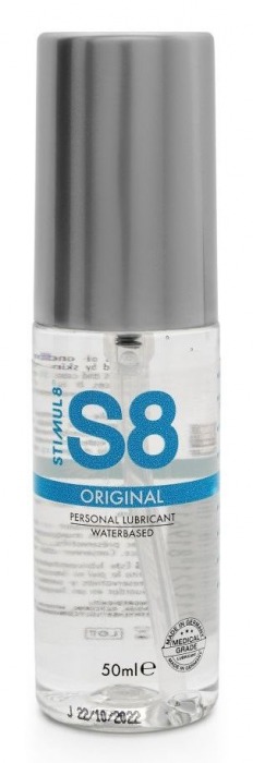 Универсальный лубрикант на водной осноdе S8 Original Lube - 50 мл. - Stimul8 - купить с доставкой в Кемерово