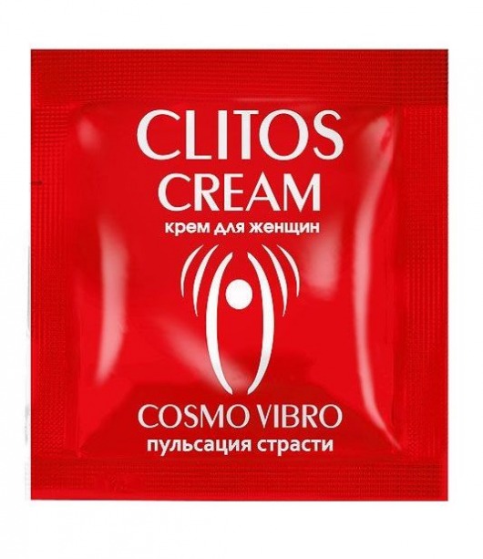 Пробник возбуждающего крема для женщин Clitos Cream - 1,5 гр. - Биоритм - купить с доставкой в Кемерово