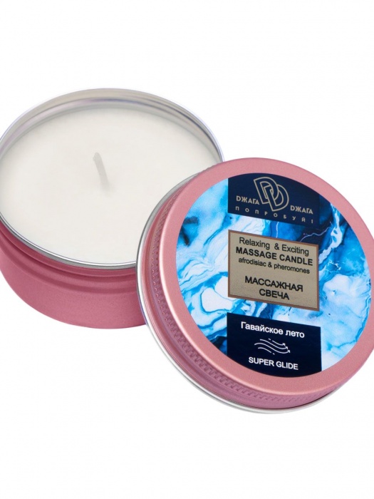 Массажная свеча  Гавайское лето - БиоМед - купить с доставкой в Кемерово