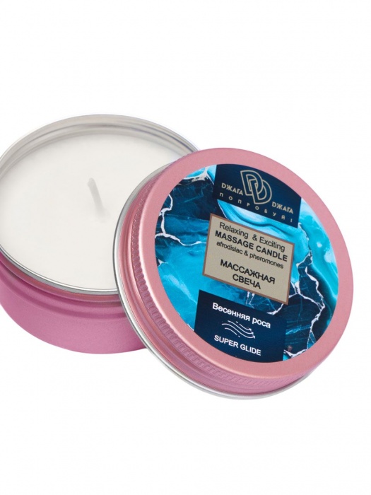 Массажная свеча  Весенняя роса - БиоМед - купить с доставкой в Кемерово