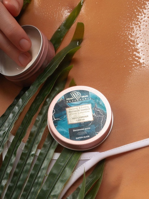 Массажная свеча  Весенняя роса - БиоМед - купить с доставкой в Кемерово