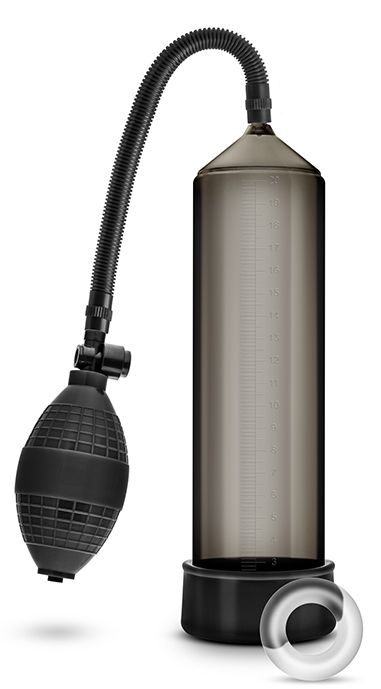 Черная вакуумная помпа VX101 Male Enhancement Pump - Blush Novelties - в Кемерово купить с доставкой
