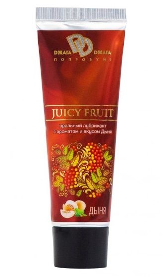 Интимный съедобный лубрикант JUICY FRUIT с ароматом дыни - 30 мл. - БиоМед - купить с доставкой в Кемерово