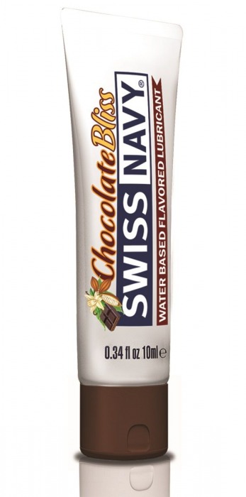 Лубрикант с ароматом шоколада Swiss Navy Chocolate Bliss Lube - 10 мл. - Swiss navy - купить с доставкой в Кемерово