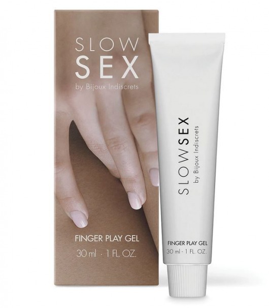 Гель для мастурбации с ароматом кокоса Slow Sex Finger Play Gel - 30 мл. - Bijoux Indiscrets - купить с доставкой в Кемерово