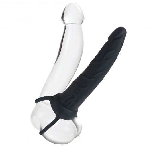 Насадка на пенис Silicone Love Rider Dual Penetrator для двойного проникновения - 14 см. - California Exotic Novelties - в Кемерово купить с доставкой