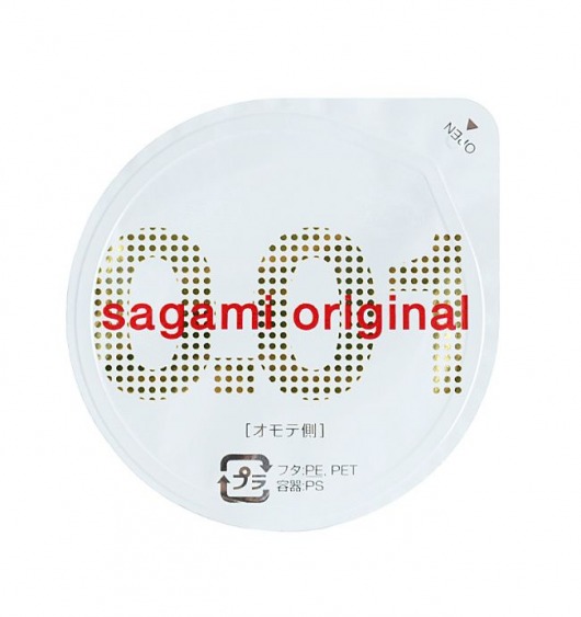 Супертонкий презерватив Sagami Original 0.01 - 1 шт. - Sagami - купить с доставкой в Кемерово