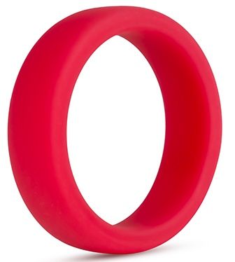 Красное эрекционное кольцо Silicone Go Pro Cock Ring - Blush Novelties - в Кемерово купить с доставкой