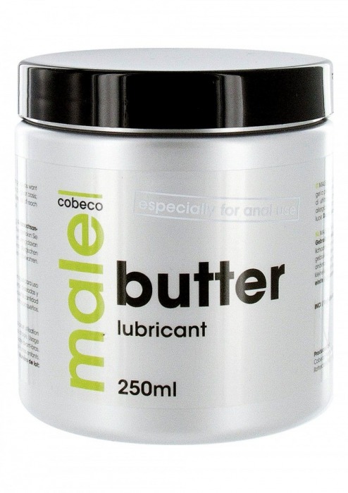 Анальный лубрикант MALE Cobeco Butter Lubricant - 250 мл. - Cobeco - купить с доставкой в Кемерово