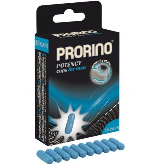 БАД для мужчин ero black line PRORINO Potency Caps for men - 10 капсул - Ero - купить с доставкой в Кемерово