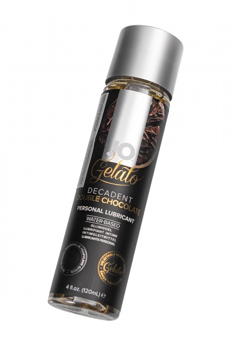 Лубрикант с ароматом шоколада JO GELATO DECADENT DOUBLE CHOCOLATE - 120 мл. - System JO - купить с доставкой в Кемерово