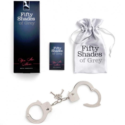 Металлические наручники Metal Handcuffs - Fifty Shades of Grey - купить с доставкой в Кемерово