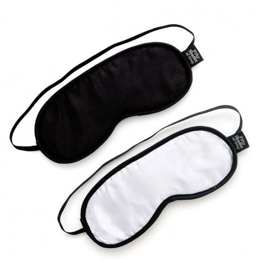 Набор из двух масок на глаза Soft Blindfold Twin Pack - Fifty Shades of Grey - купить с доставкой в Кемерово