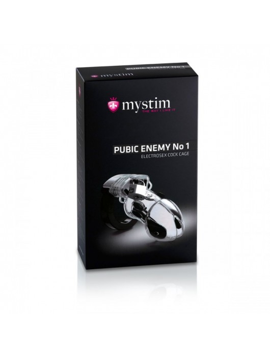 Пояс верности с электростимуляцией Pubic Enemy №1 - MyStim - купить с доставкой в Кемерово