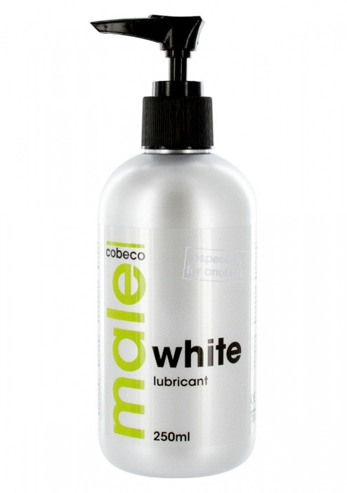 Анальная смазка на водной основе MALE Cobeco White Lubricant - 250 мл. - Cobeco - купить с доставкой в Кемерово