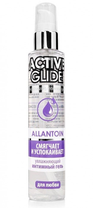 Увлажняющий интимный гель Active Glide Allantoin - 100 гр. - Биоритм - купить с доставкой в Кемерово