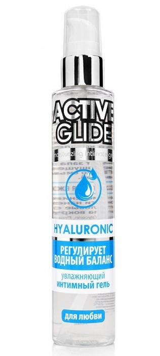 Увлажняющий интимный гель Active Glide Hyaluronic - 100 гр. - Биоритм - купить с доставкой в Кемерово