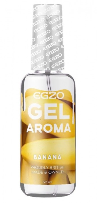 Интимный лубрикант EGZO AROMA с ароматом банана - 50 мл. - EGZO - купить с доставкой в Кемерово