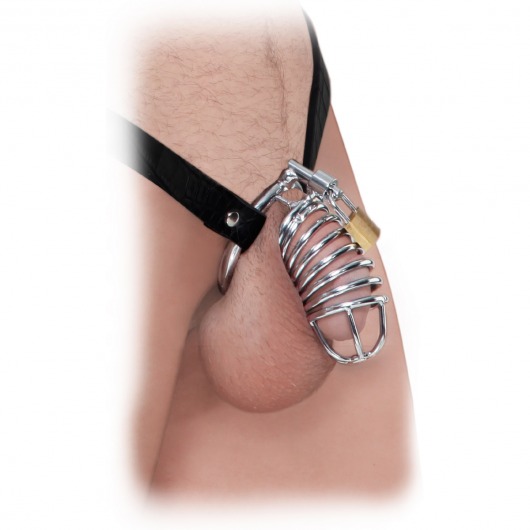 Кольцо верности Extreme Chastity Belt с фиксацией головки - Pipedream - купить с доставкой в Кемерово