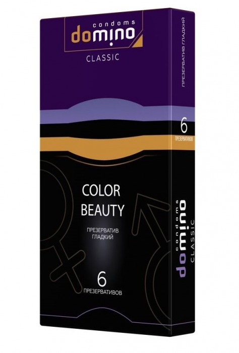 Разноцветные презервативы DOMINO Colour Beauty - 6 шт. - Domino - купить с доставкой в Кемерово