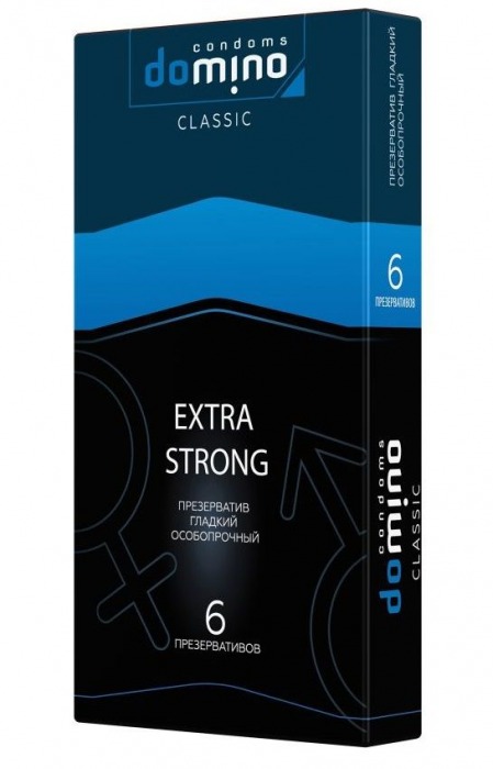 Суперпрочные презервативы DOMINO Extra Strong - 6 шт. - Domino - купить с доставкой в Кемерово