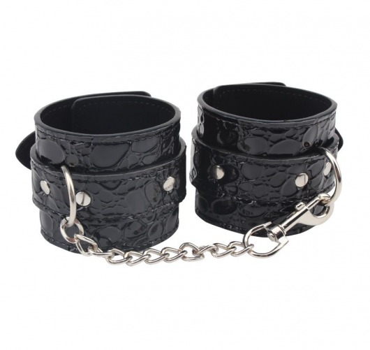 Черные наручники Be good Wrist Cuffs - Chisa - купить с доставкой в Кемерово