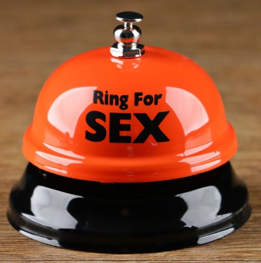 Настольный звонок RING FOR SEX - Сима-Ленд - купить с доставкой в Кемерово