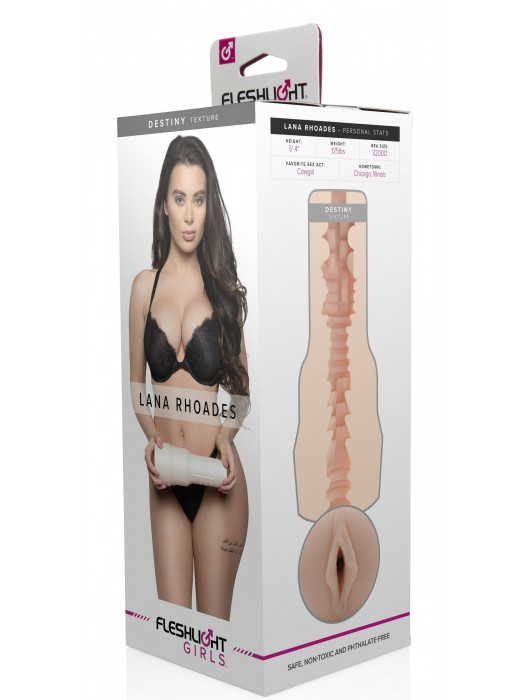 Мастурбатор-вагина Fleshlight Girls - Lana Rhoades Destiny - Fleshlight - в Кемерово купить с доставкой