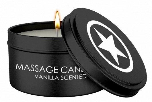 Массажная свеча с ароматом ванили Massage Candle - Shots Media BV - купить с доставкой в Кемерово