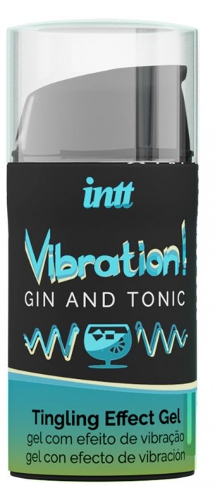 Жидкий интимный гель с эффектом вибрации Vibration! Gin   Tonic - 15 мл. - INTT - купить с доставкой в Кемерово