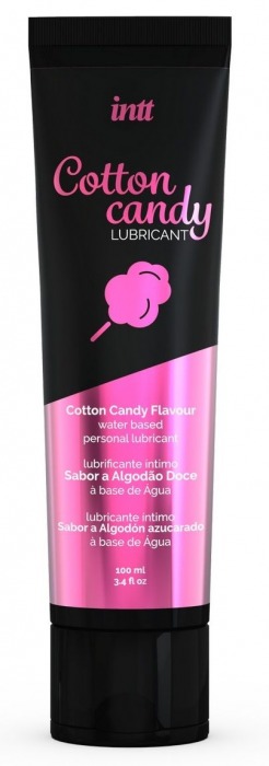 Интимный гель на водной основе Cotton Candy Lubricant - 100 мл. - INTT - купить с доставкой в Кемерово