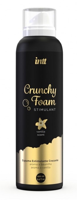 Пенка для массажа Crunchy Foam Stimulant Vanilla - 100 мл. - INTT - купить с доставкой в Кемерово