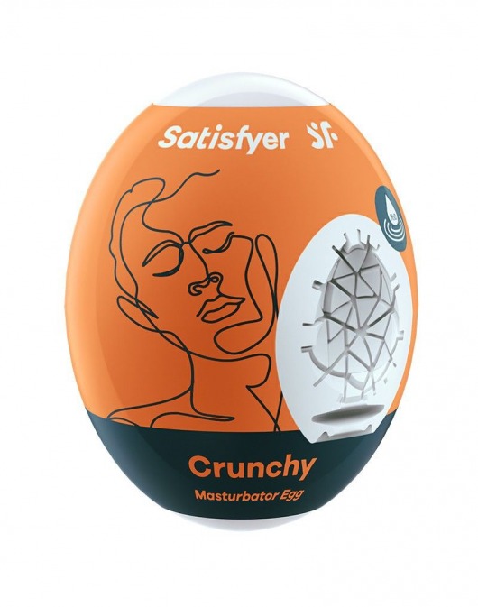 Мастурбатор-яйцо Satisfyer Crunchy Mini Masturbator - Satisfyer - в Кемерово купить с доставкой