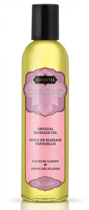 Массажное масло с цветочным ароматом Pleasure Garden - 236 мл. - Kama Sutra - купить с доставкой в Кемерово