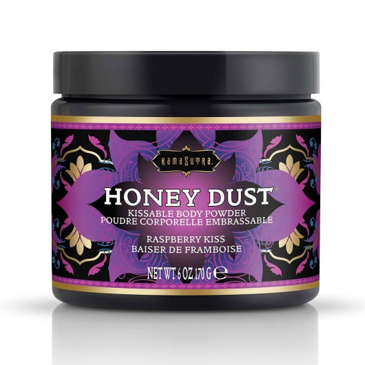 Пудра для тела Honey Dust Body Powder с ароматом малины - 170 гр. - Kama Sutra - купить с доставкой в Кемерово