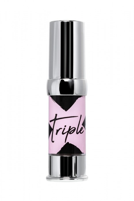 Возбуждающий гель с эффектом вибрации и охлаждения Triple X 3 in 1 Unisex Pleasure Enhancer Gel - 15 мл. - Secret Play - купить с доставкой в Кемерово