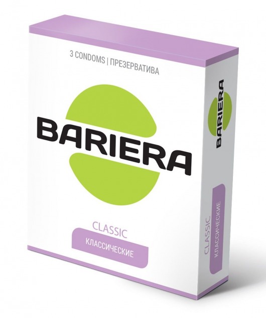 Классические презервативы Bariera Classic - 3 шт. - Bariera - купить с доставкой в Кемерово